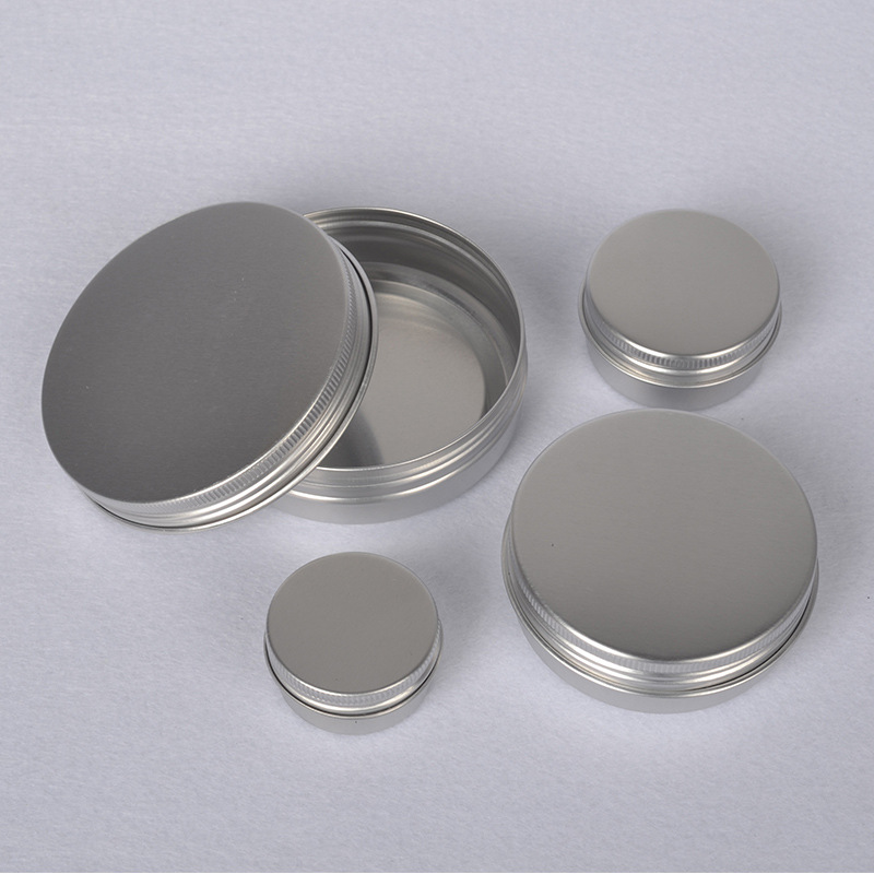 Wholesale Custom Color Metal Cosmetic Hair Gel Packaging Can Container 30ml Aluminum Round Tin Jar